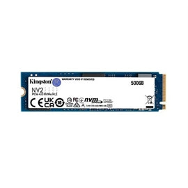 Kingston SSD SNV2S 500G 500G NV2 M.2 2280 NVMe PCIe Vente au détail