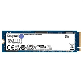 Kingston SSD SNV2S 2000G 2000G NV2 M.2 2280 PCIe 4.0 NVMe SSD Vente au détail