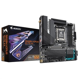 Gigabyte MB B650M AORUS ELITE AX B650 Socket AM5 B650 Max128G DDR5 Micro-ATX