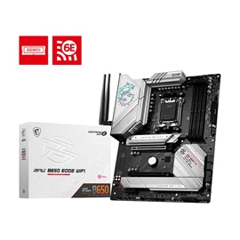 MSI MB MPG B650 EDGE WIFI B650 AM5 Max128GB DDR5 PCI-E ATX vente au détail