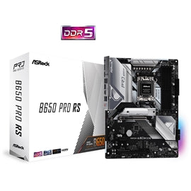 ASRock MB B650 Pro RS AMD B650 AM5 Max128GB DDR5 PCIe ATX Retail