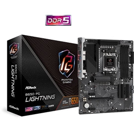 ASRock MB B650 PG Lightning AMD B650 AM5 Max128GB DDR5 ATX Vente au détail