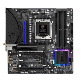 ASRock carte mère B650M PG Riptide WIFI AMD B650 AM5 Max128GB DDR5 Micro ATX vente au détail