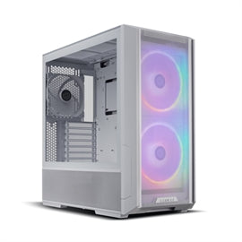 Lian-Li Case LANCOOL 216RW Tour centrale 4,0 mm TG PWM Ventilateurs Blanc Vente au détail