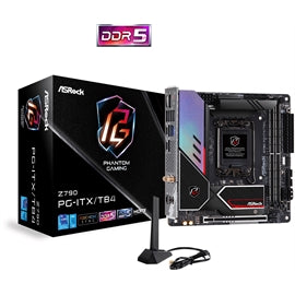 ASRock MB Z790 PG-ITX TB4 Z790 LGA1700 Max64GB DDR5 Mini-ITX Vente au détail