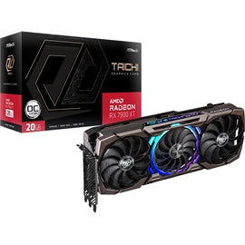 ASRock Video Card RX7900XT TC 20GO AMD Radeon RX 7900 XT Taichi 20GB OC 20GB GDDR6 Retail