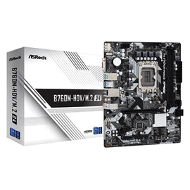 ASRock MB B760M-HDV M.2 D4 B760 LGA1700 Max64GB DDR4 Micro ATX vente au détail