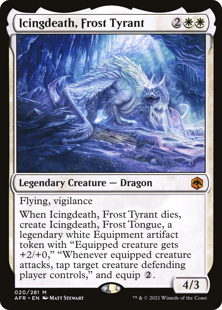 Icingdeath, Frost Tyrant (AFR-020) - Adventures in the Forgotten Realms Foil
