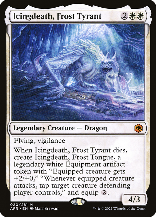 Icingdeath, Frost Tyrant (AFR-020) - Adventures in the Forgotten Realms Foil