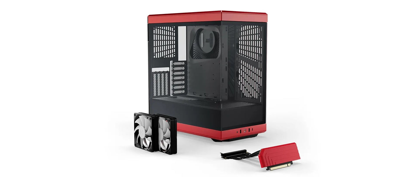 HYTE Y40 Red Mid tower ATX Retail