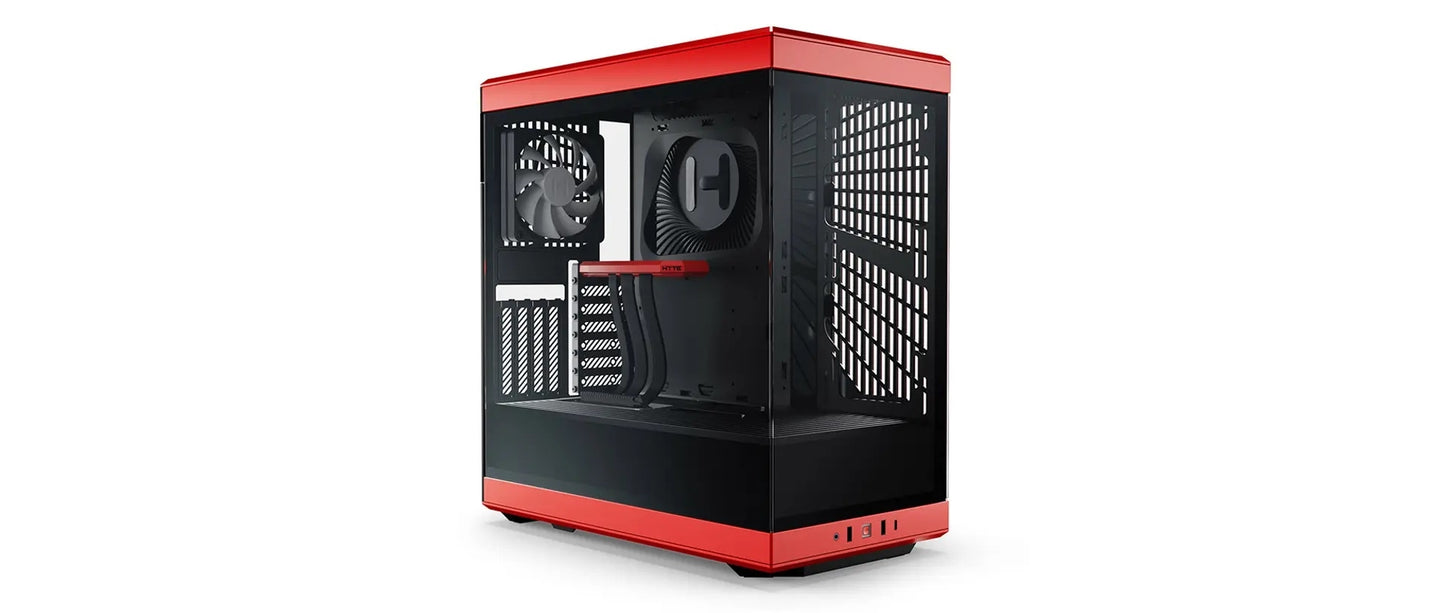 HYTE Y40 Red Mid tower ATX Retail