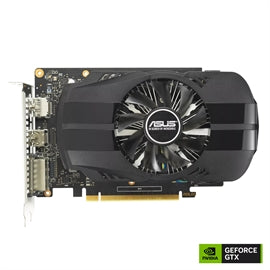 Carte vidéo ASUS PH-GTX1650-O4GD6-P-EVO GeForce GTX 1650 EVO OC 4 Go GDDR6 128B au détail