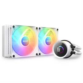 NZXT Ventilateur RL-KR240-W1 KRAKEN 240 RGB Blanc Vente au détail