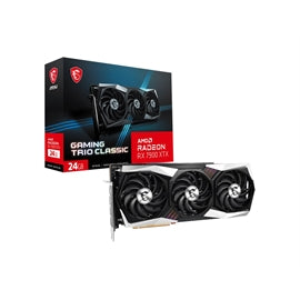 Carte vidéo MSI R79XTXGTC24G Radeon RX 7900 XTX GAMING TRIO CLASSIC 24G 24GB GDDR6 384 bits vente au détail