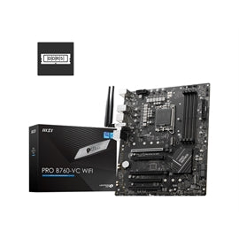 MSI Motherboard B760PROVCWIFI PRO B760-VC WIFI B760 LGA1700 Max128GB DDR5 PCIE ATX Retail