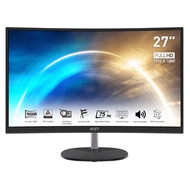 Moniteur MSI PROMP271CA Pro MP271CA 27 incurvé VA 1920x1080 16:9 1ms/5ms 75Hz haut-parleur vente au détail