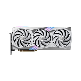 Carte vidéo MSI G407TGXT12W GeForce RTX 4070 Ti GAMING X TRIO BLANC 12G 12 Go GDDRX 192 bits PCI-E vente au détail