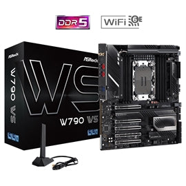 ASRock MB W790 WS W790 LGA4677 Max2TB DDR5 PCIe EATX Vente au détail