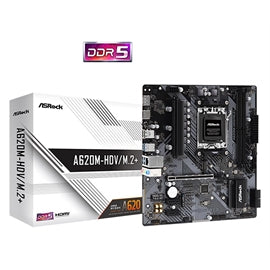 ASRock MB A620M-HDV M.2+ A620 AM5 Max64GB DDR5 Micro ATX Retail