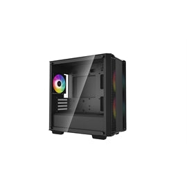 DeepCool CS R-CC360-BKAPM3-G-1 CC360 ARGB Micro-ATX ABS+SPCC+TG Noir Vente au détail