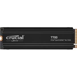 Crucial SSD CT1000T700SSD5 T700 1TB PCIe Gen5 NVMe M.2 SSD with heatsink