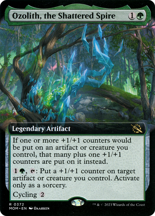 Ozolith, the Shattered Spire (MOM-372) - March of the Machine: (Extended Art) Foil