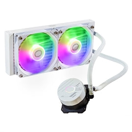 Ventilateur Cooler Master MLW-D24M-A18PZ-RW MASTERLIQUID 240L CORE ARGB BLANC 2x120mm