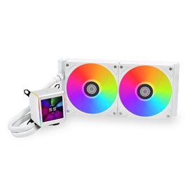 Lian-Li Fan GA2ALCD28W Galahad II LCD 280 mm FDB 300-1550 tr/min Blanc Vente au détail