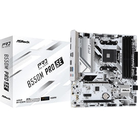 ASRock B550M Pro SE AMD AM4 Max.128 Go DDR4 Micro ATX