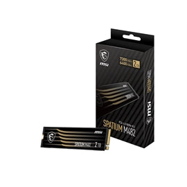 SSD MSI 2 To SPATIUM M482 PCIe 4.0 NVMe M.2 au détail