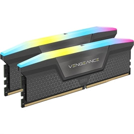 Corsair ME CMH64GX5M2B5600Z36K 2x32 Go DDR5 5600 CL36 VENGEANCE RGB Gris Vente au détail