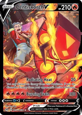 Centiskorch V TG14/30 - SWSH11 Lost Origin Trainer Gallery Holofoil