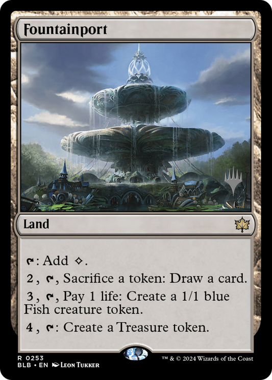 Fountainport (PPBLB-253P) - Bloomburrow Promos Foil