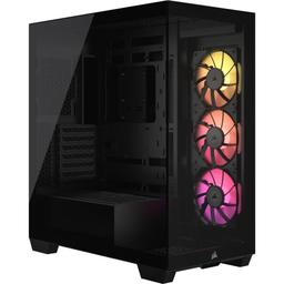 Corsair CS CC-9011280-WW iCUELINK 3500X RGB Tempered Glass Mid-Tower Black ATX