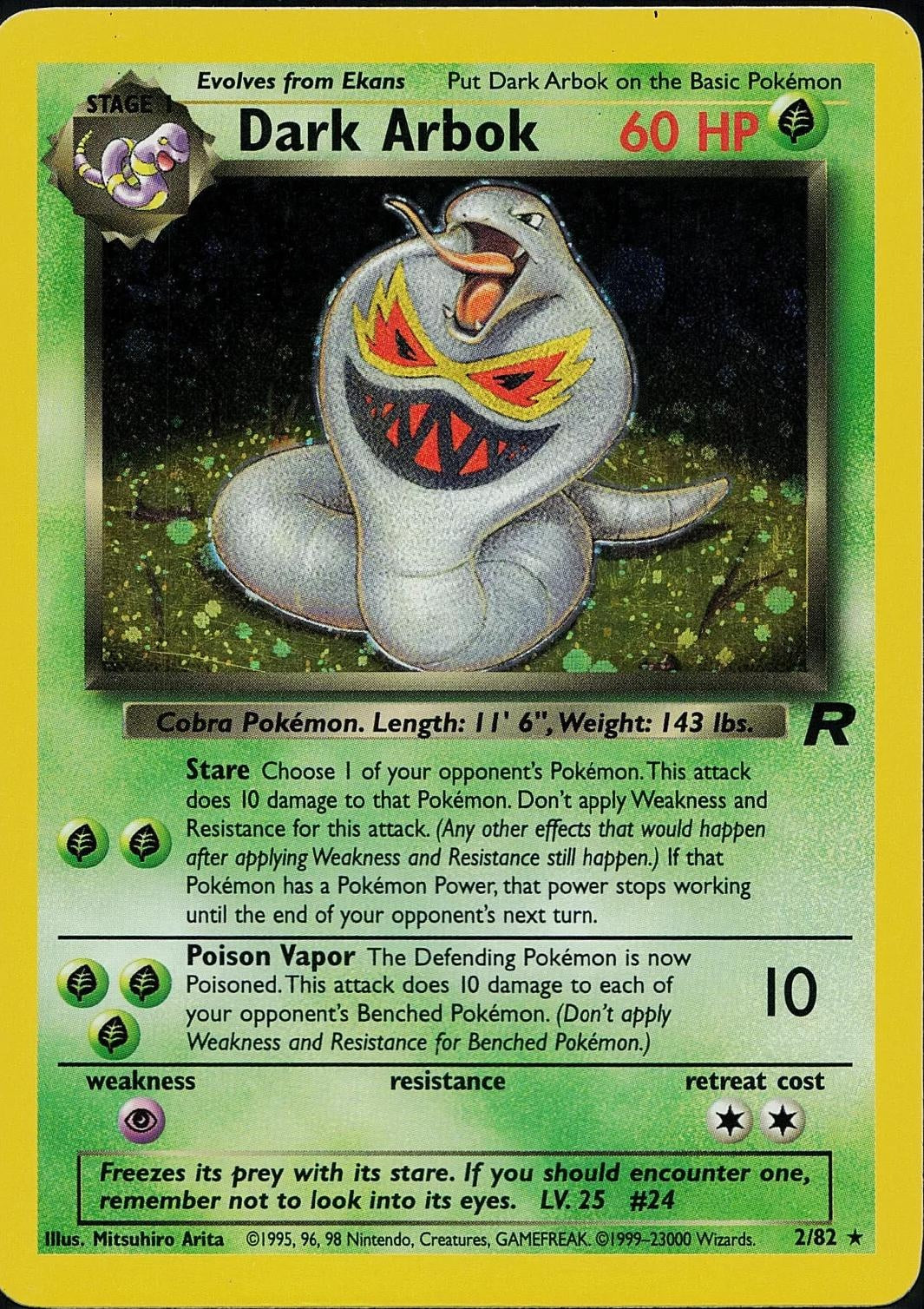 Dark Arbok [BASE5 - 2]