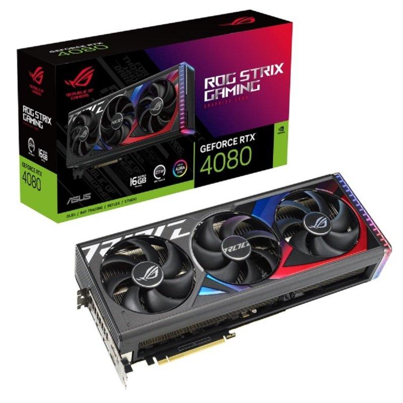 ASUS VCX ROG-STRIX-RTX4080-16G-GAM GeForce RTX 4080 Gaming 16GB GDDR6X 256Bit