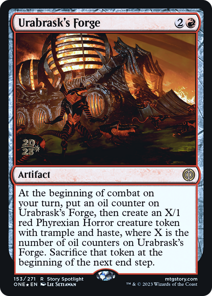 Urabrask's Forge (PRE-153S) - Phyrexia: All Will Be One Promos Foil