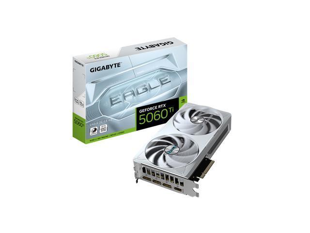 Gigabyte EAGLE OC GeForce RTX 5060 Ti 8 GB PCIe x8 Video Card GV-N506TEAGLEOC ICE-8GD