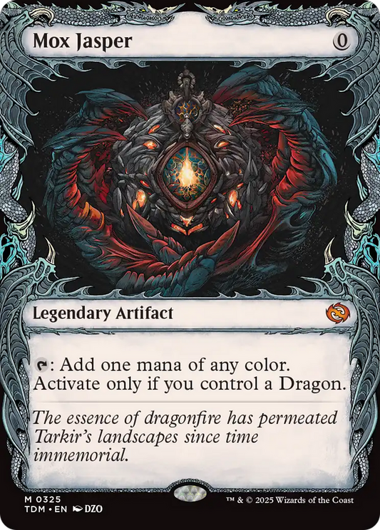 Mox Jasper (Showcase) (TDM-325) - Tarkir: Dragonstorm: (Showcase)
