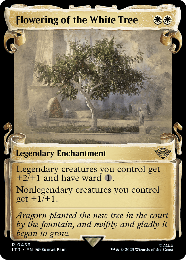 Flowering of the White Tree (LTR-466) - The Lord of the Rings: Tales of Middle-earth: (Showcase) Foil