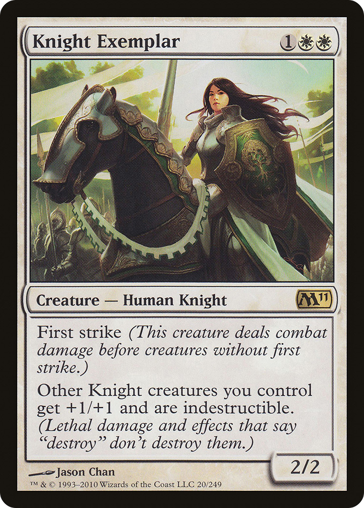 Knight Exemplar (M11-020) - Magic 2011 Foil