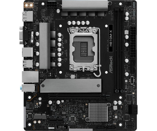 ASRock MB H810M-X H810 LGA1851 Max128GB DDR5 Micro ATX Retail