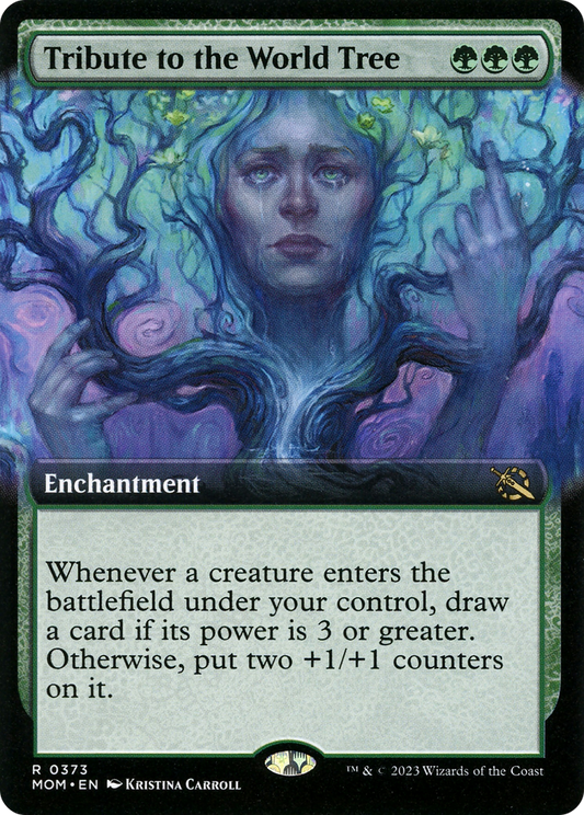 Tribute to the World Tree (MOM-373) - March of the Machine: (Extended Art) Foil