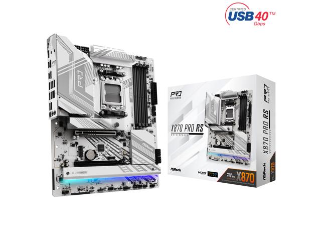 ASRock X870 Pro RS X870 AM5 256GB DDR5 ATX Retail