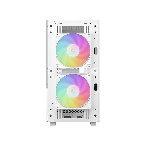 DeepCool CH360 WH TG Mini-ITX Micro-ATX Blanc