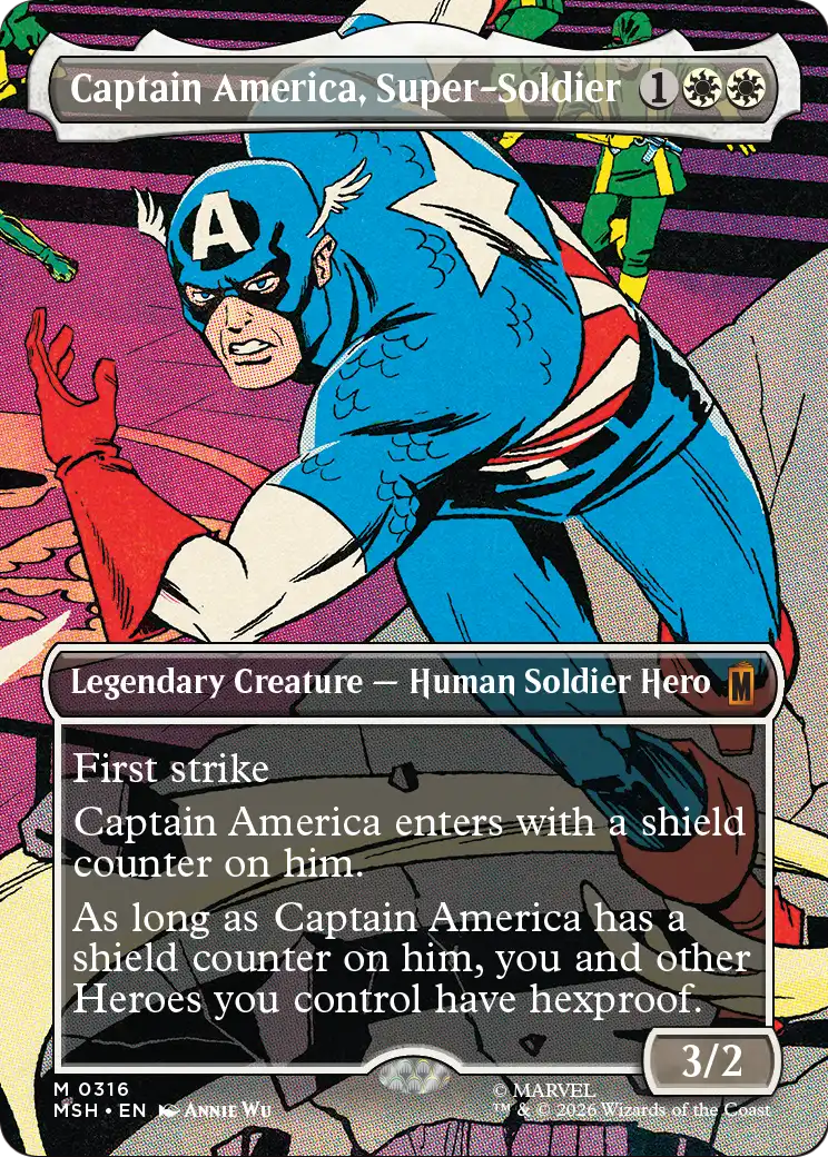 Captain America, Super-Soldier [msh - 316]