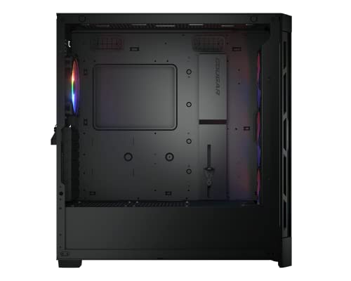 Cougar DUOFACE RGB PRO BLACK MidTower TG & Airflow Panel 3x120mm ARGB fan