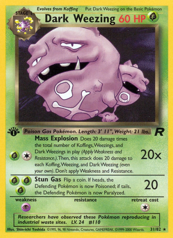 Dark Weezing [BASE5 - 31]