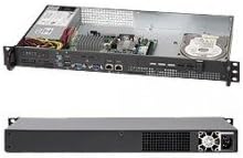 Supermicro CSE-503L-200B 200W 1U Low Noise I O 3.5inch Drive Bay Black