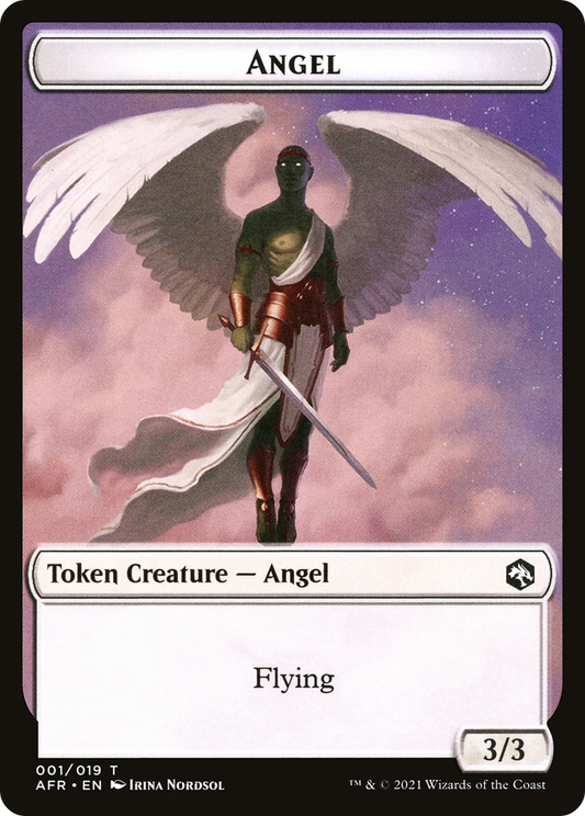 Angel (TAFR-001) - Adventures in the Forgotten Realms Tokens Foil